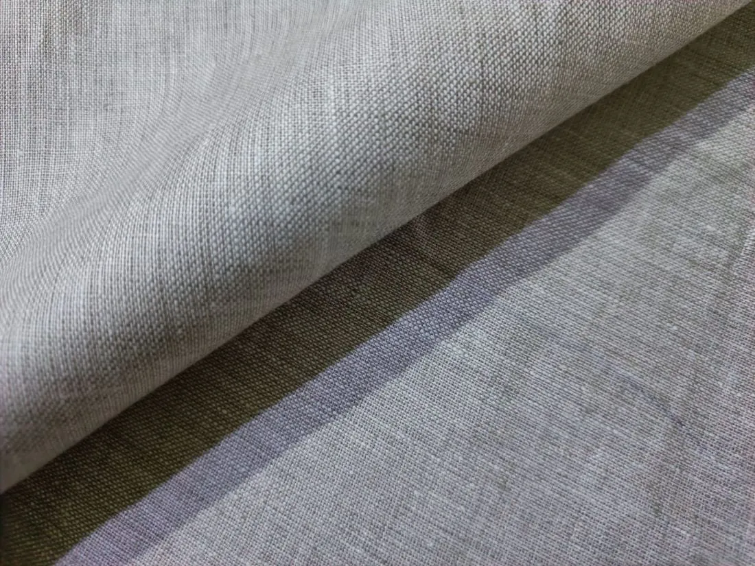 100% HEMP LINEN 44 LEA WHITE FABRIC 58" WIDE [Dyeable][12743]