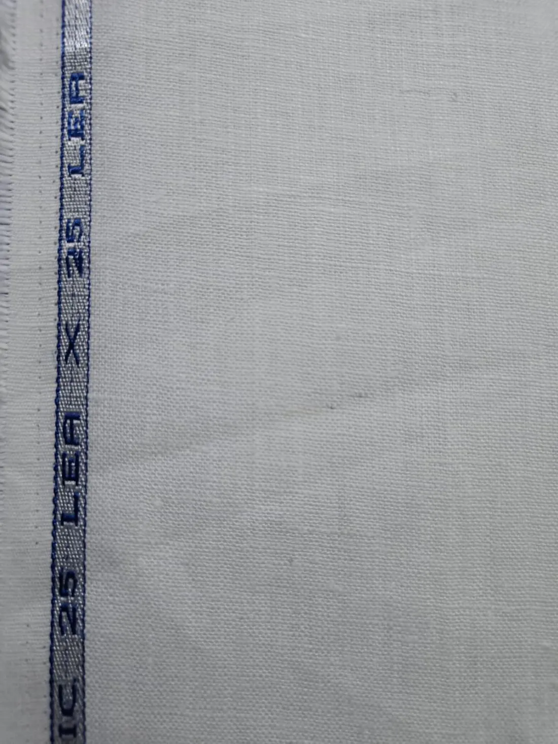 100% HEMP LINEN 44 LEA WHITE FABRIC 58" WIDE [Dyeable][12743]