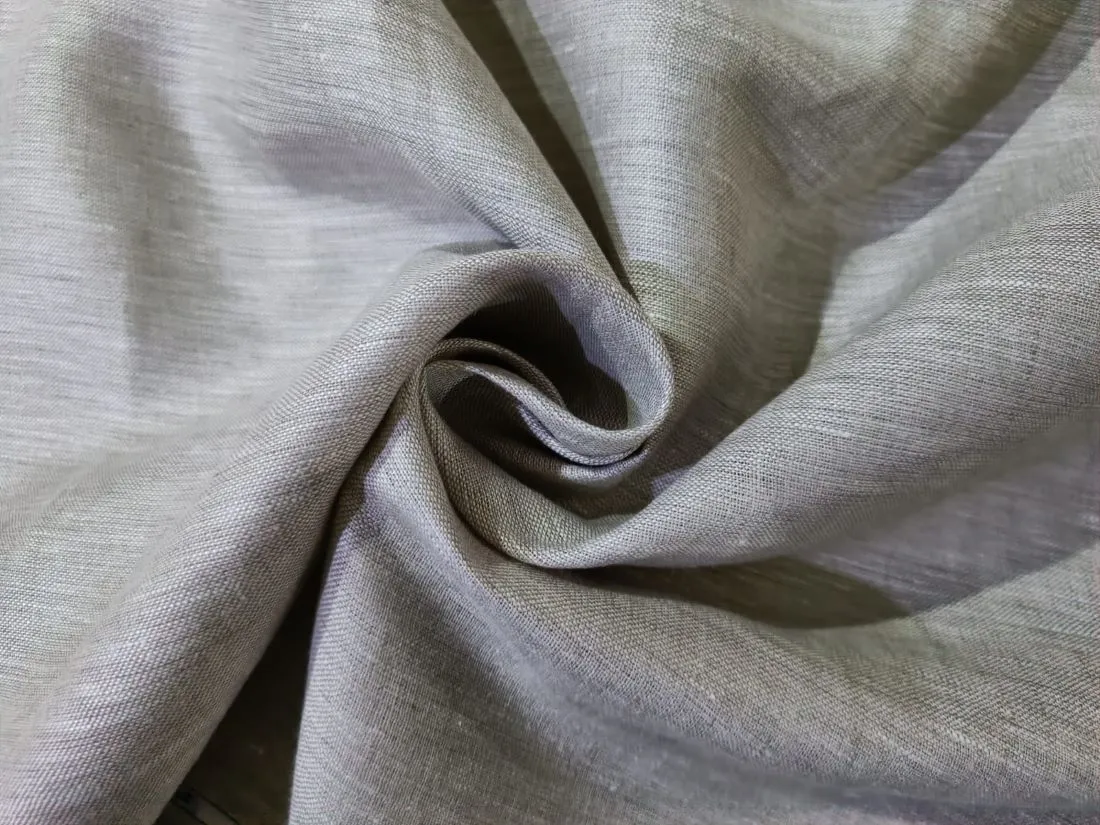 100% HEMP LINEN 44 LEA WHITE FABRIC 58" WIDE [Dyeable][12743]