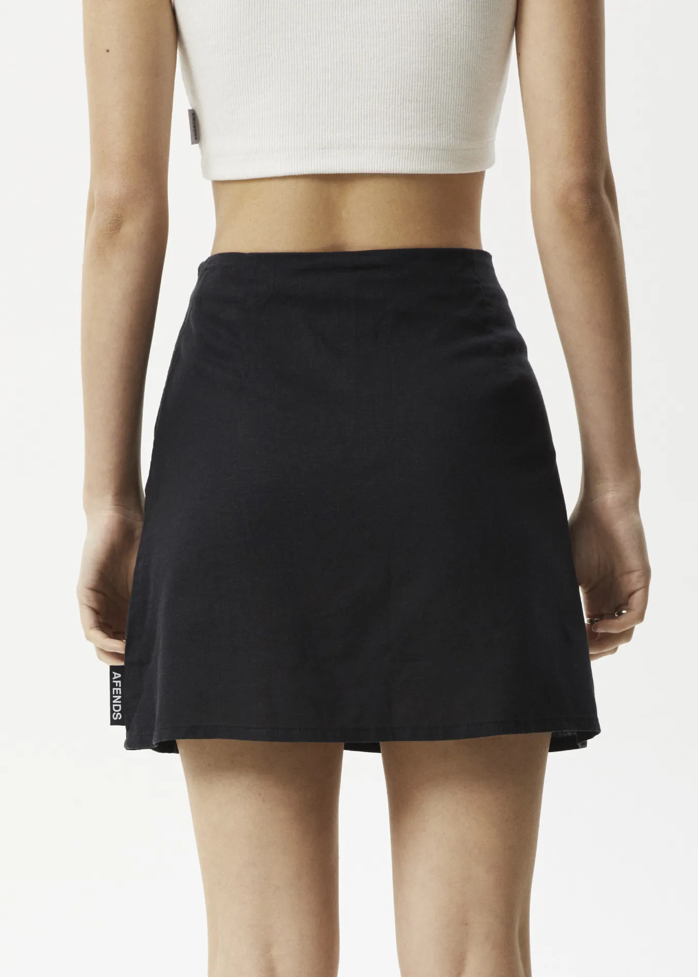 AFENDS Womens Mariah - Mini Skirt - Black