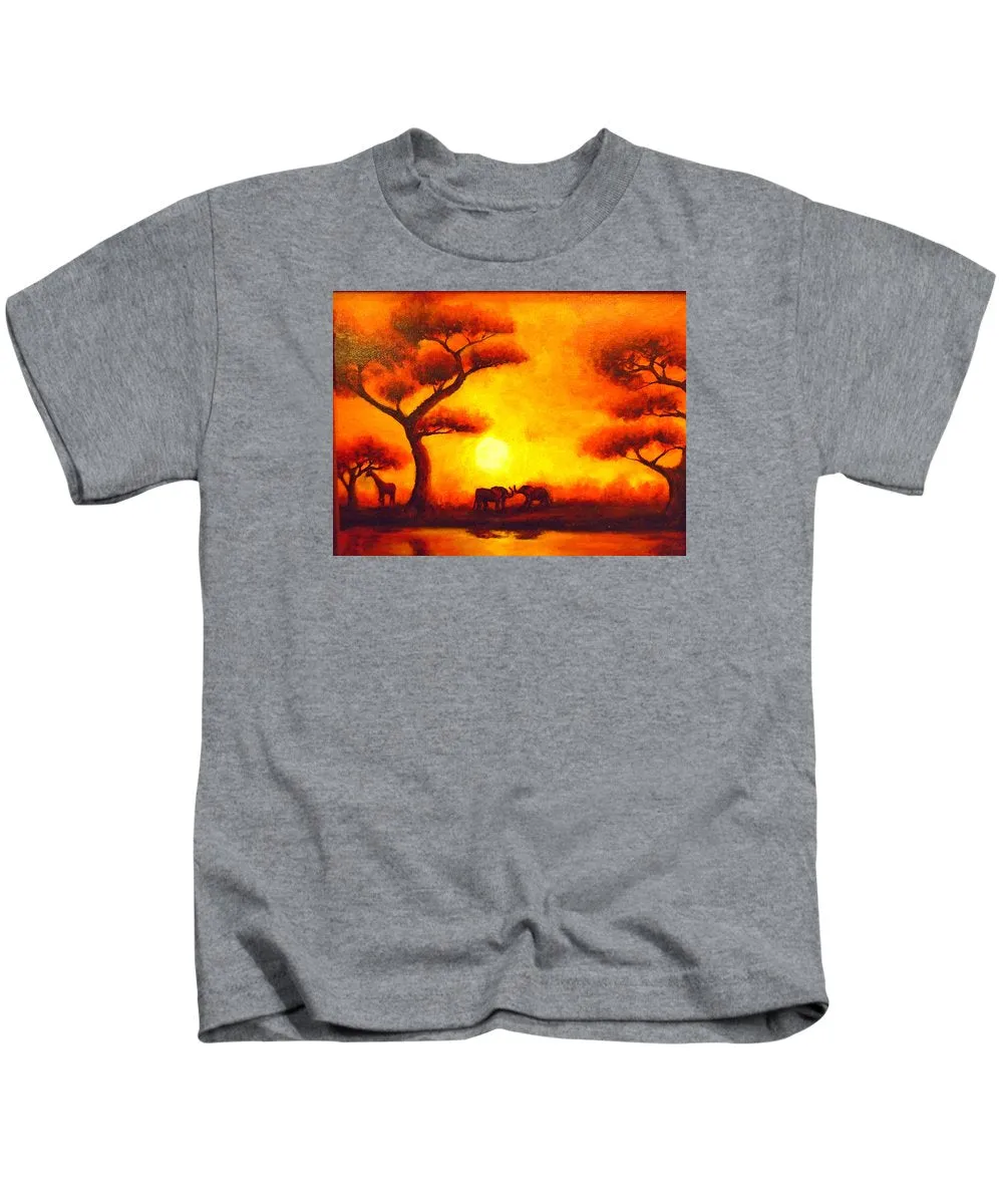 African Sunset  - Kids T-Shirt