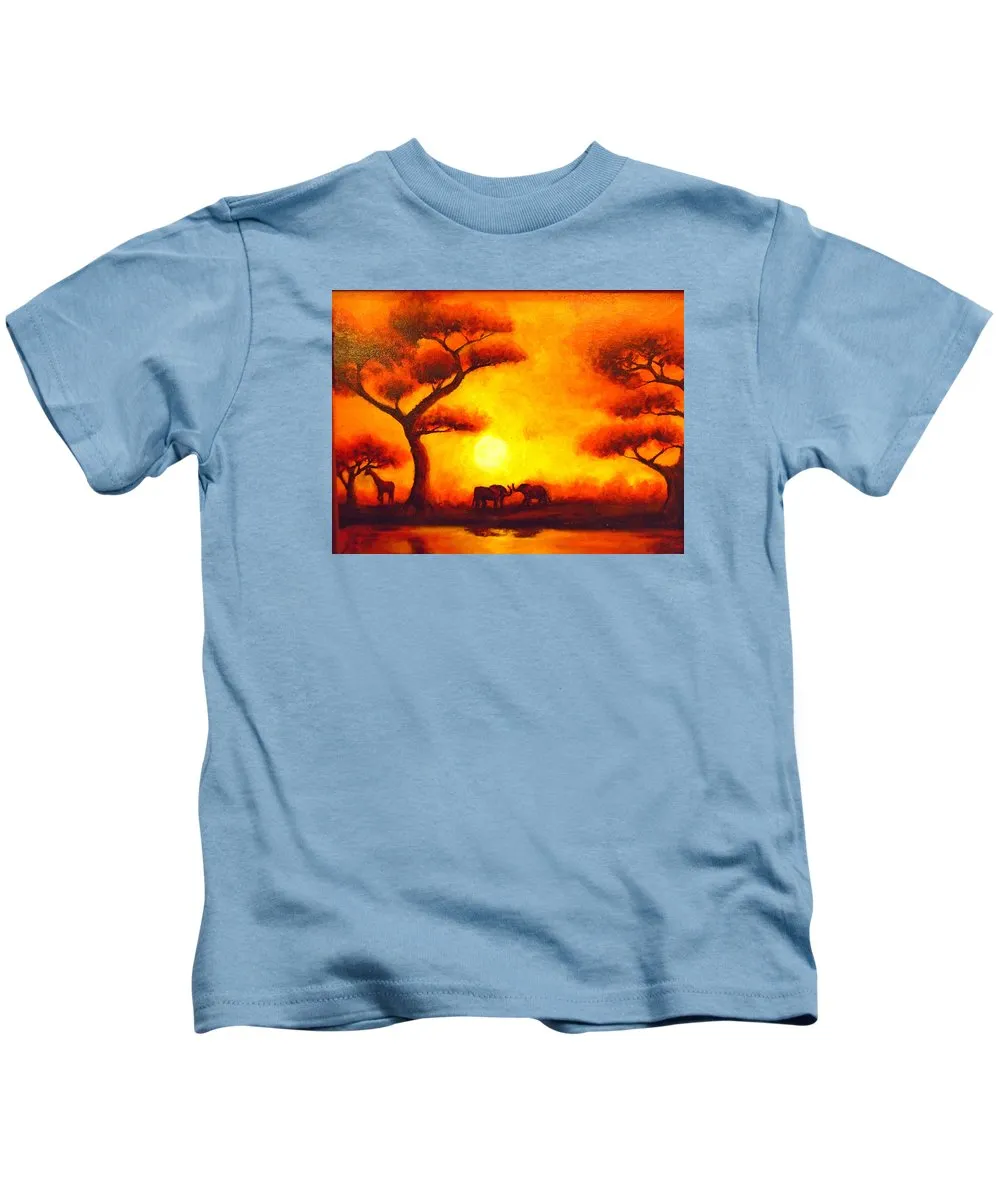 African Sunset  - Kids T-Shirt