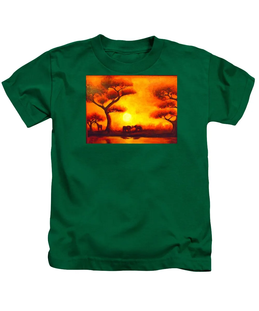 African Sunset  - Kids T-Shirt