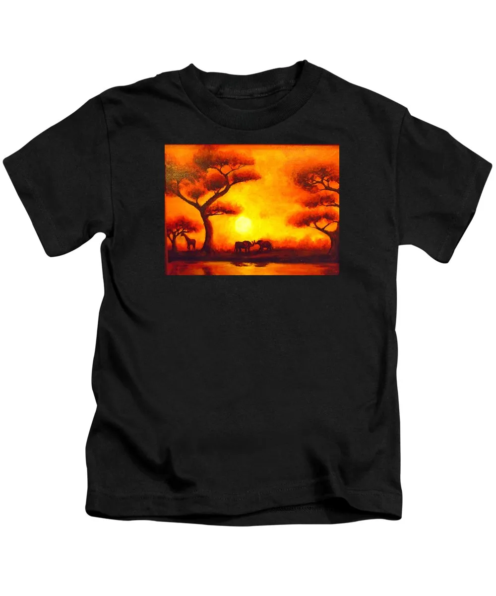 African Sunset  - Kids T-Shirt