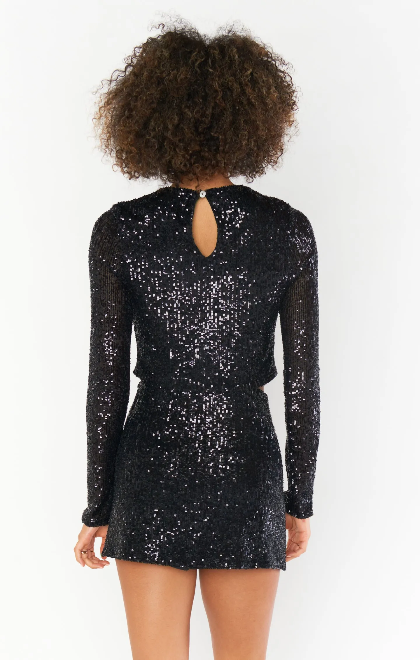 All Night Skort- Midnight Glitz Sequins