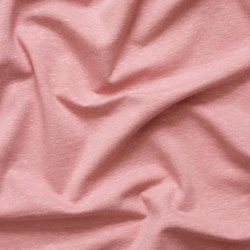 Ash Rose Hemp Stretch Jersey Fabric