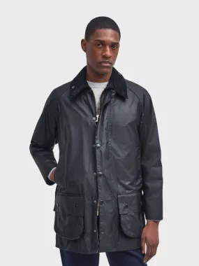 Barbour Beaufort Waxed Jacket - Black