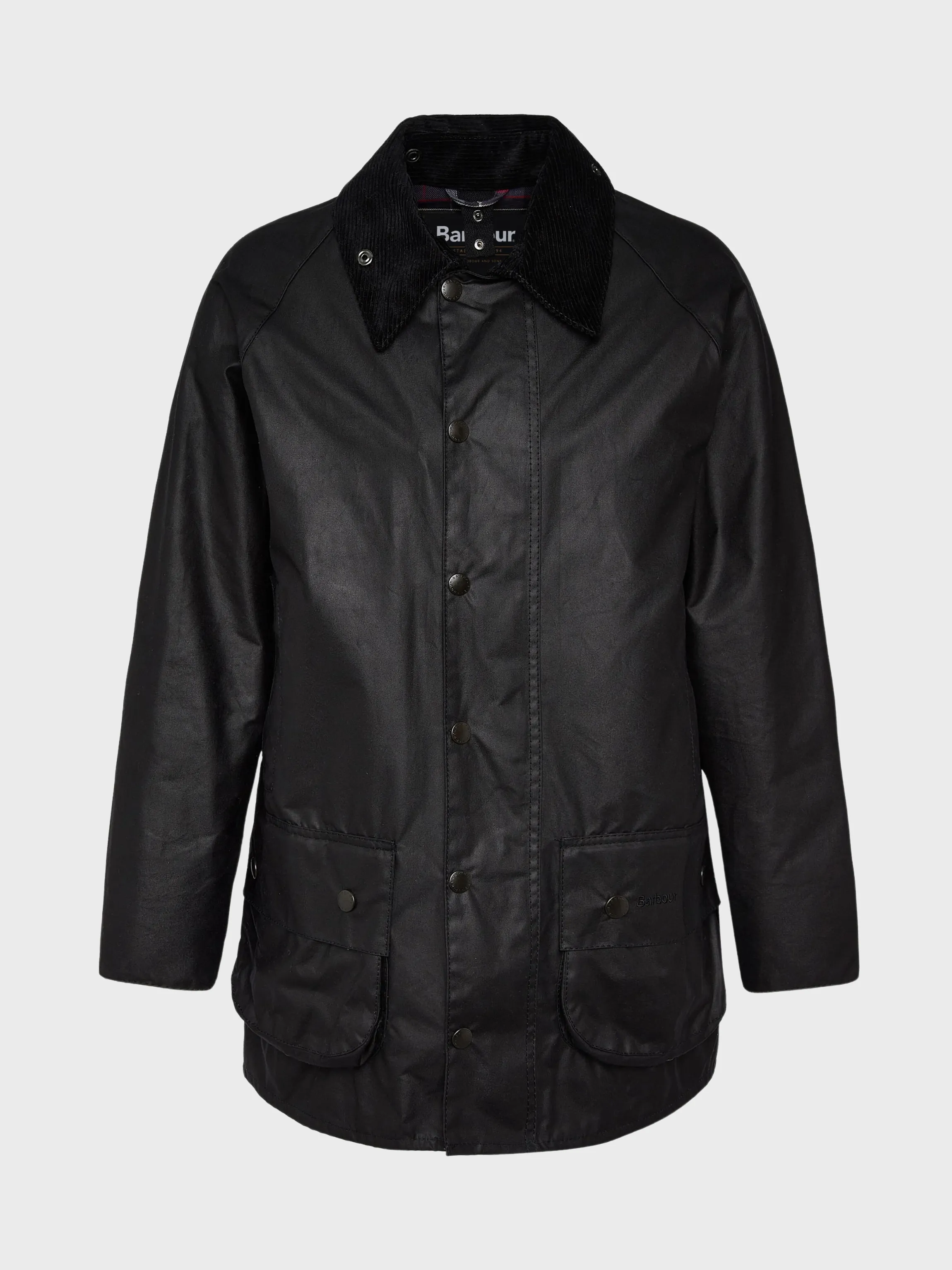 Barbour Beaufort Waxed Jacket - Black