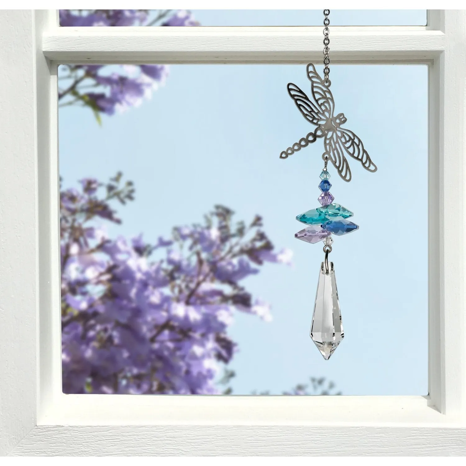 Crystal Fantasy Suncatcher - Dragonfly