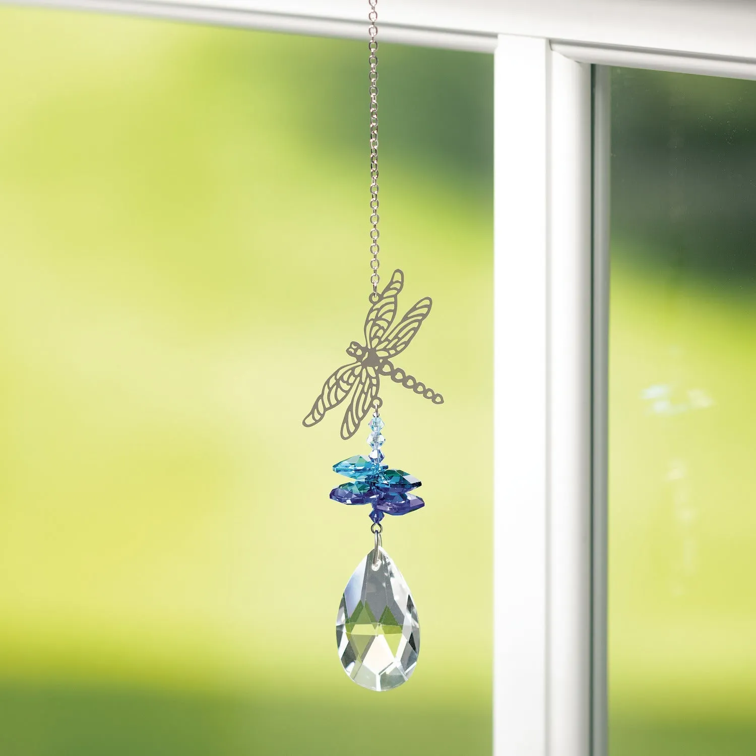 Crystal Fantasy Suncatcher - Dragonfly