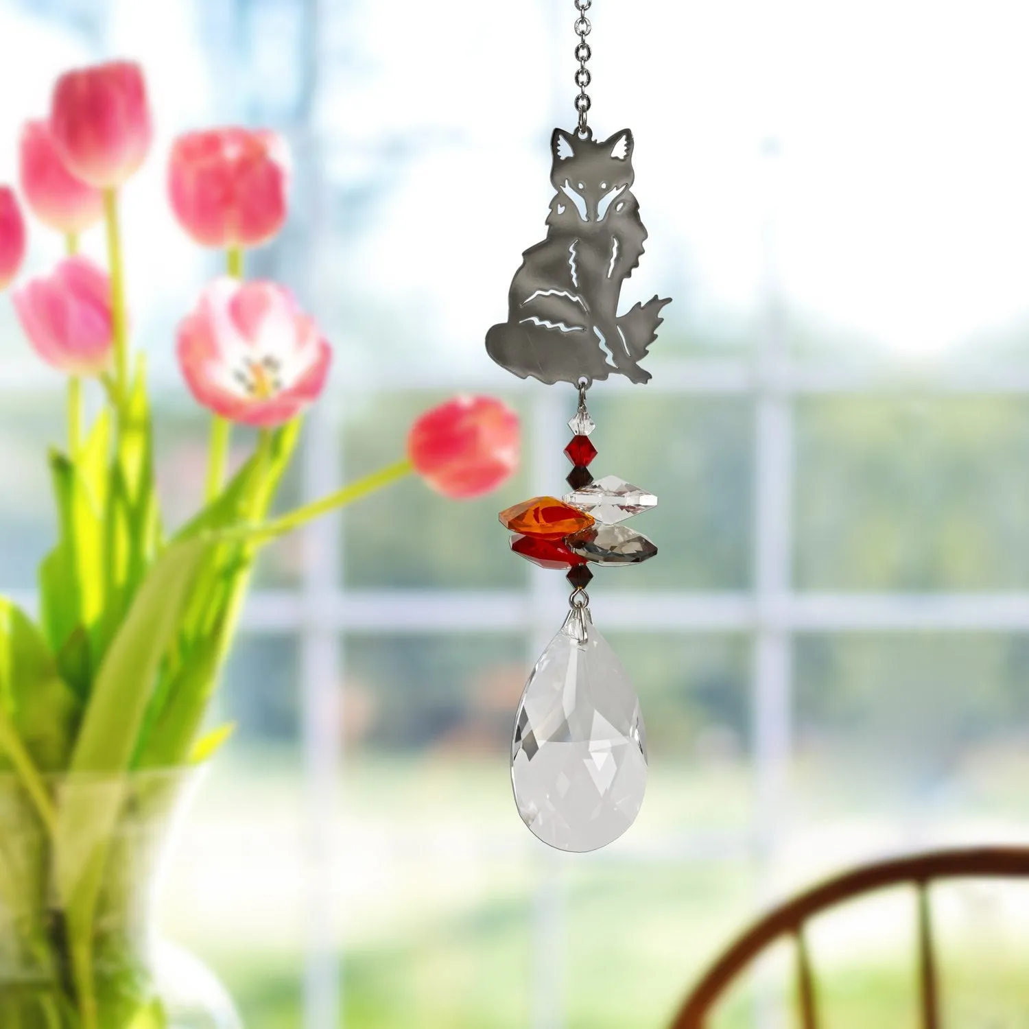 Crystal Fantasy Suncatcher - Fox