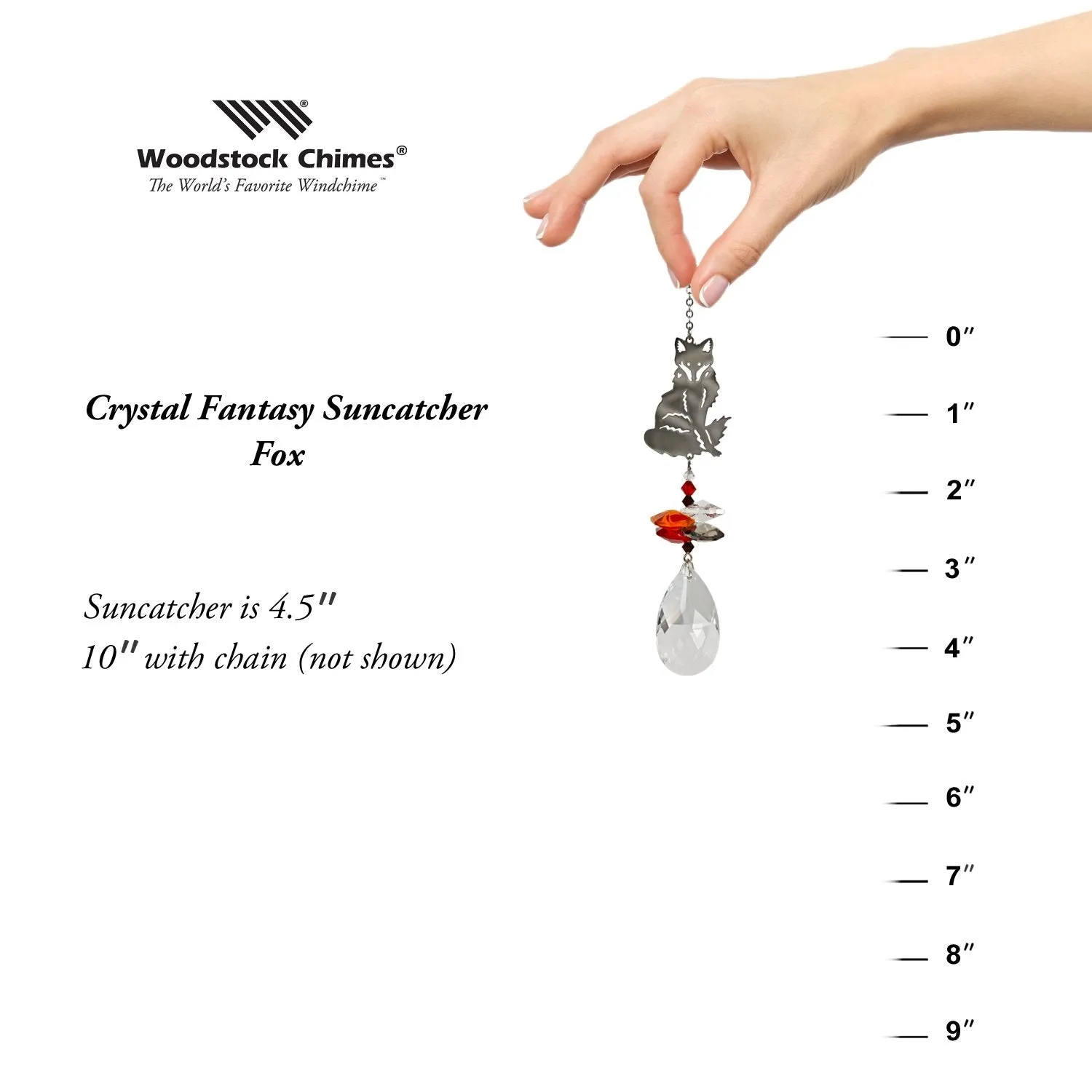 Crystal Fantasy Suncatcher - Fox