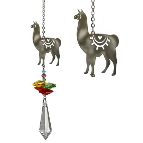 Crystal Fantasy Suncatcher - Llama