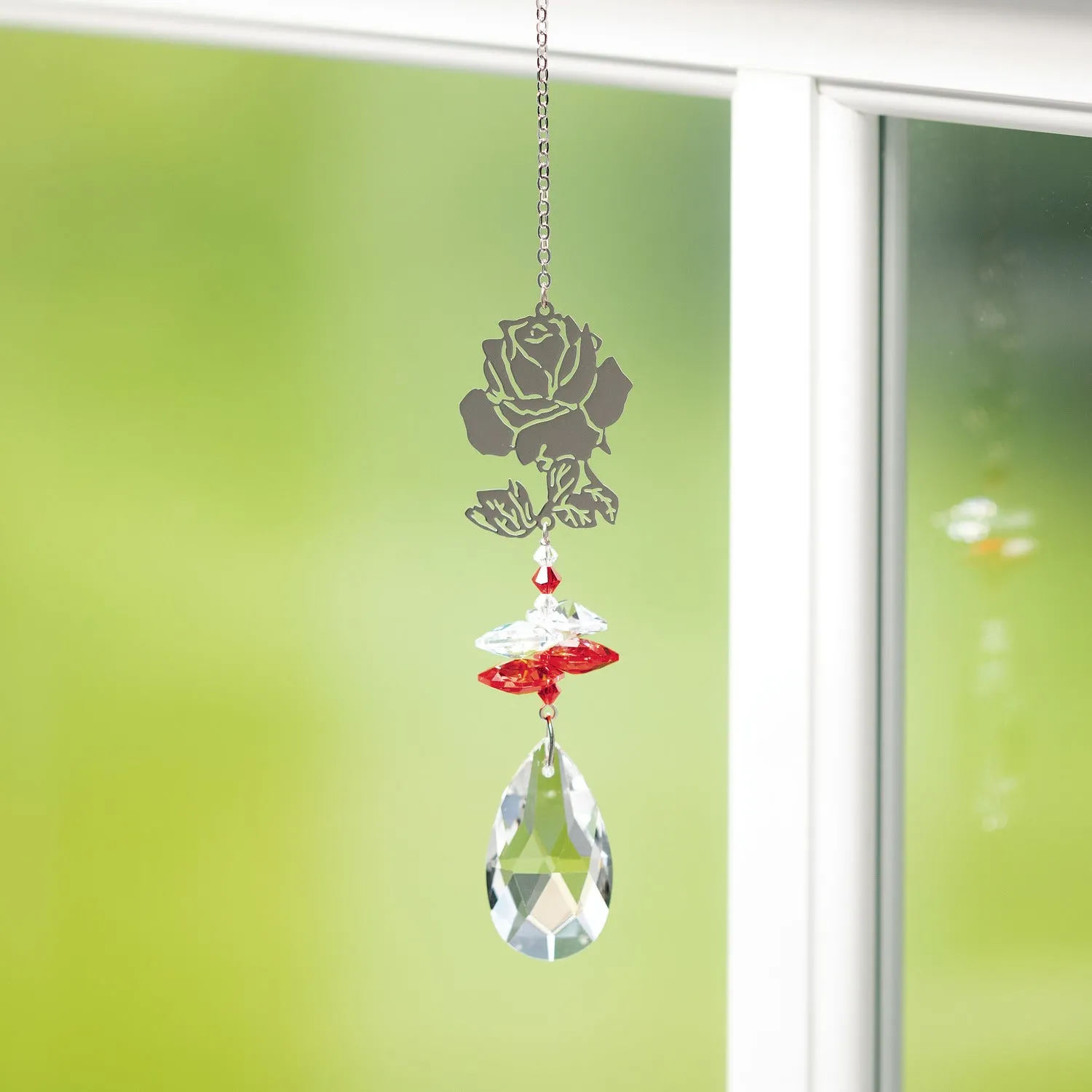 Crystal Fantasy Suncatcher - Rose