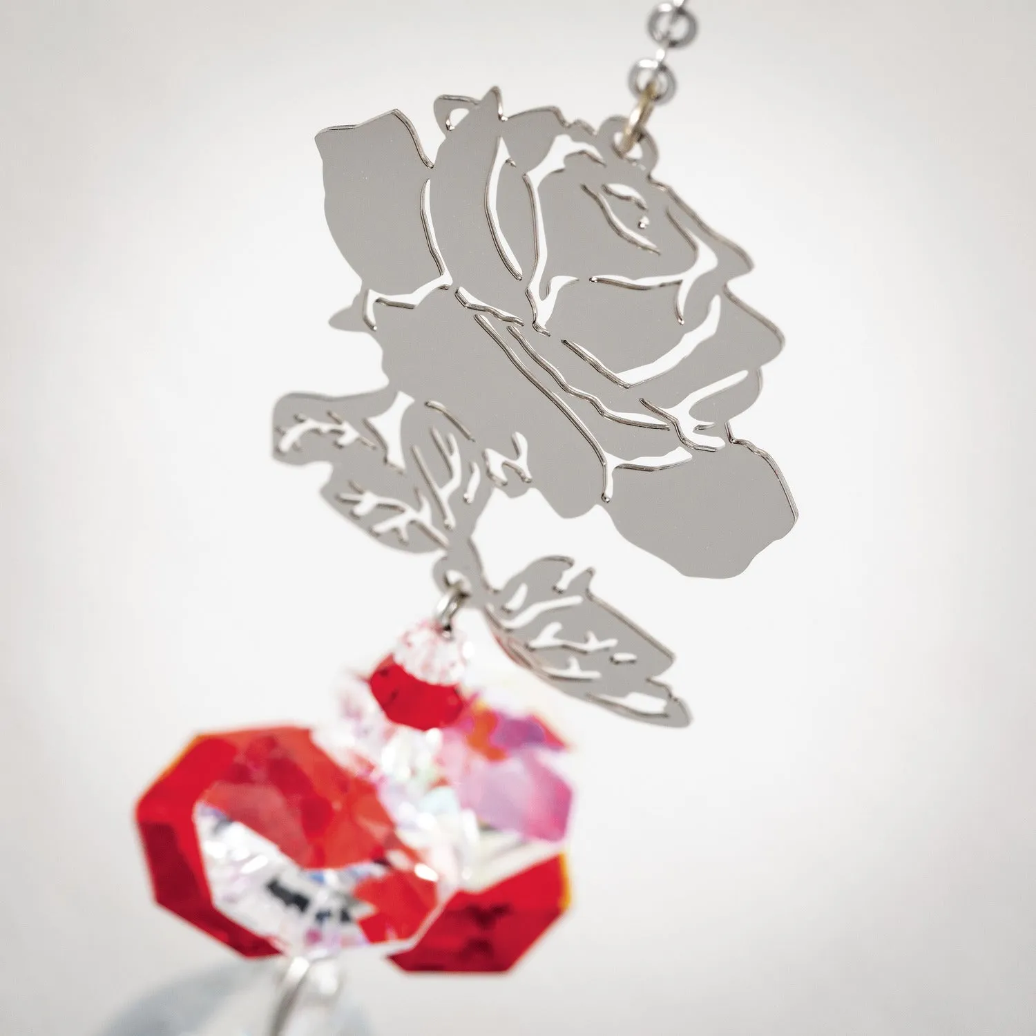 Crystal Fantasy Suncatcher - Rose