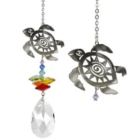 Crystal Fantasy Suncatcher - Turtle