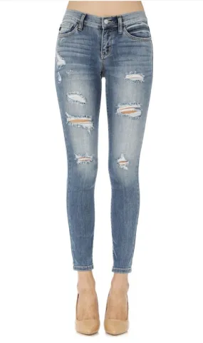 Destroyed Skinny Jeans