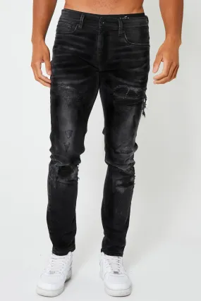 Devonshire Tapered Jean - Black