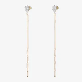 GLINT LINEAR DROP EARRINGS