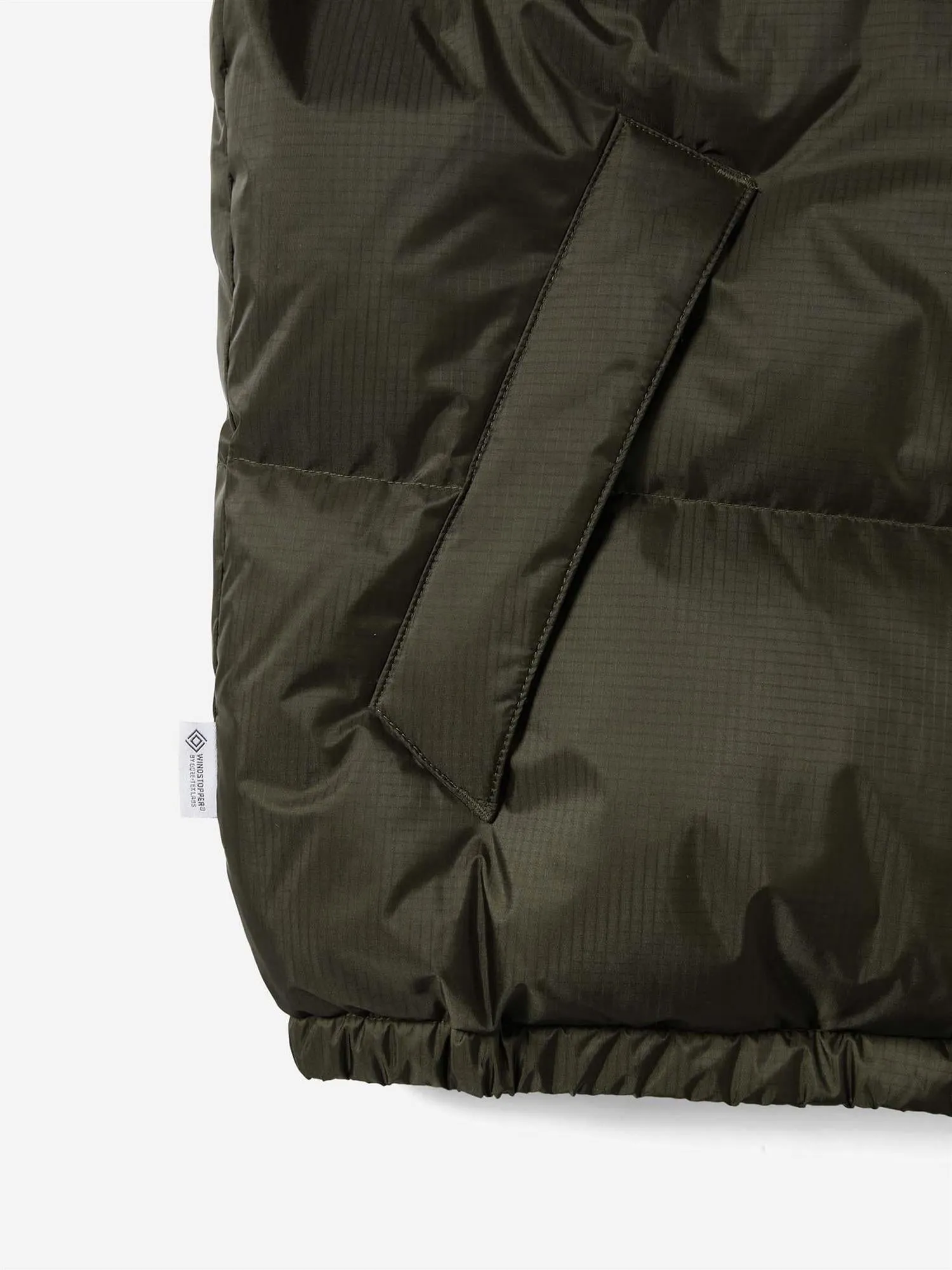 GORE-TEX WINDSTOPPER® Down Puffer Jacket - Olive Brown