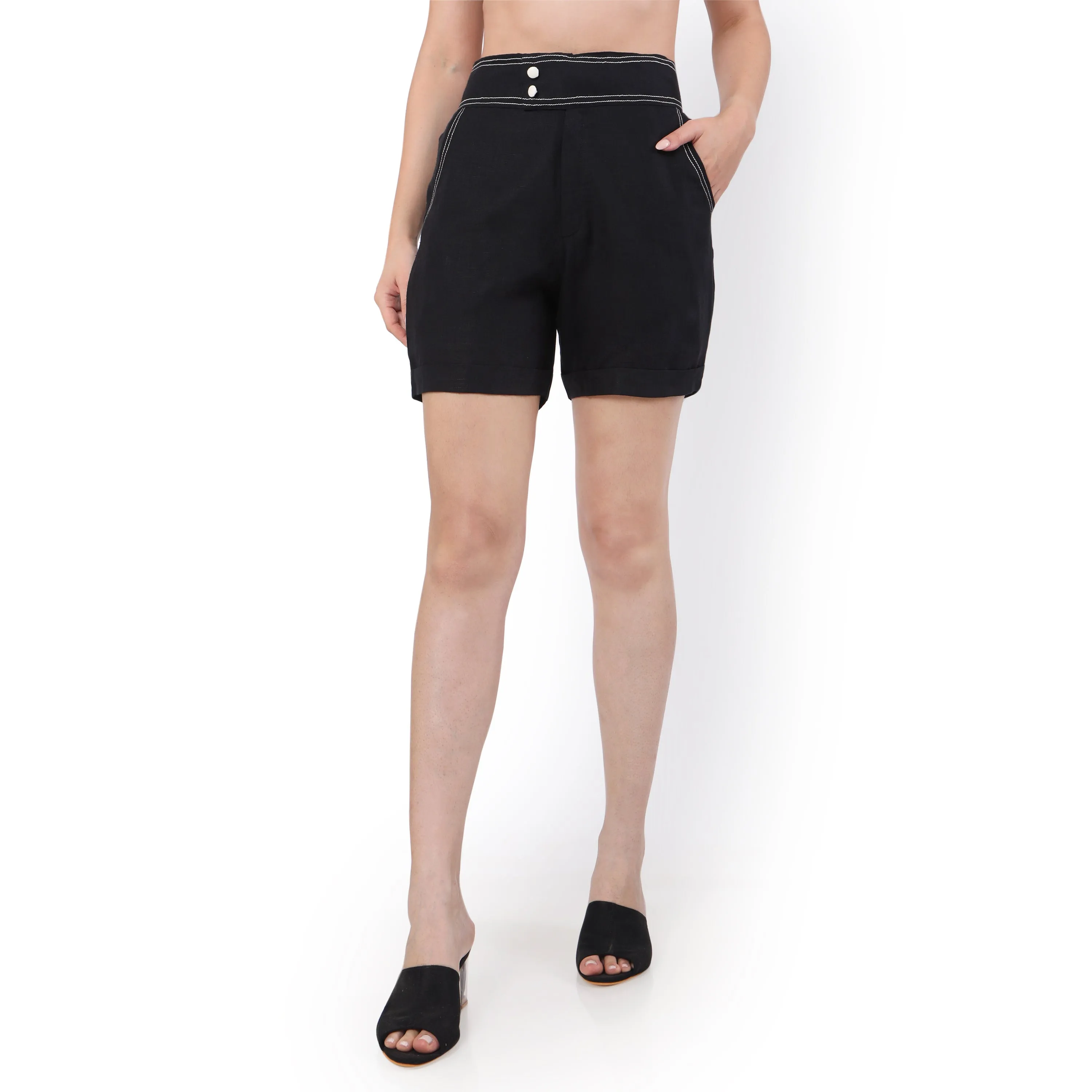 Hemp Black Shorts