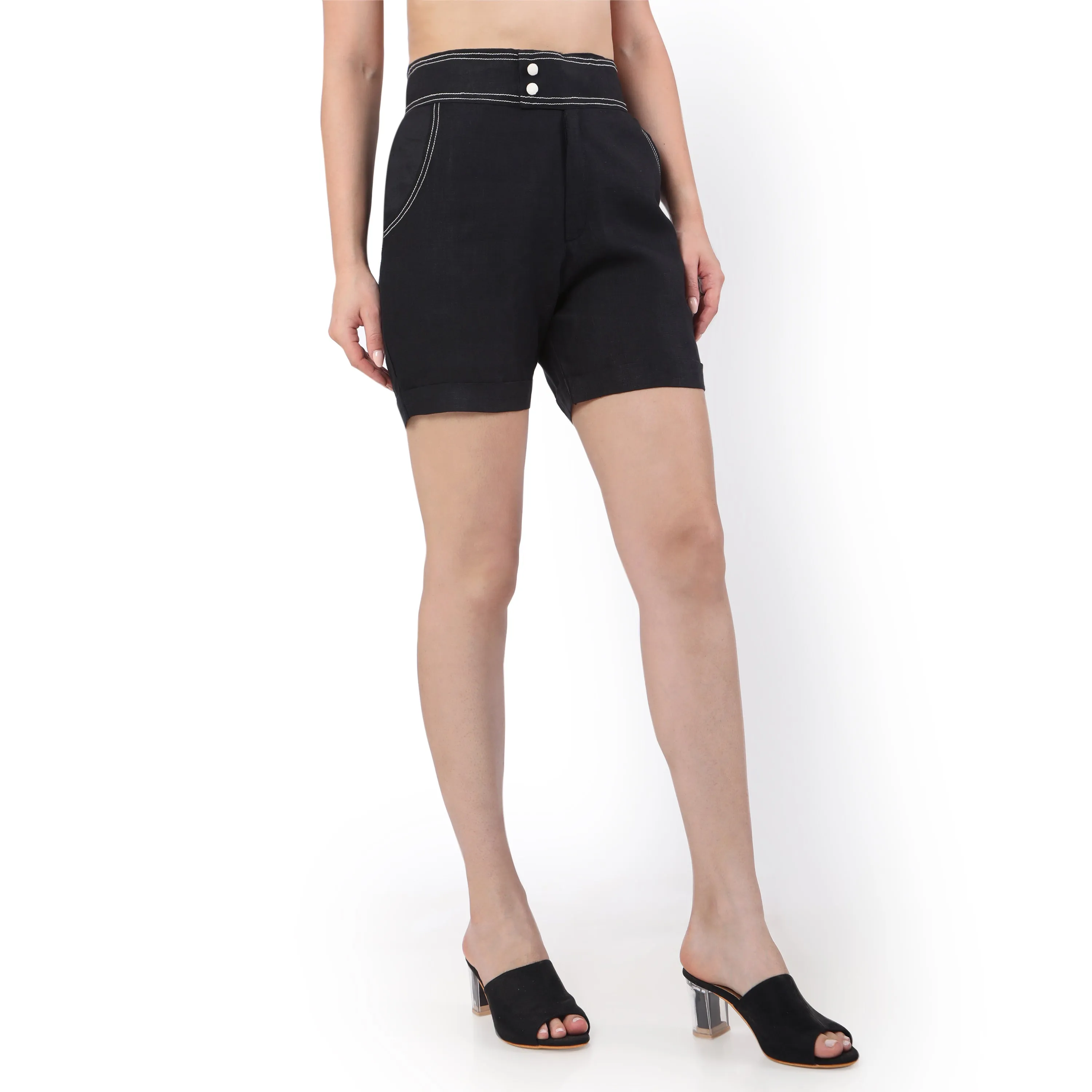 Hemp Black Shorts