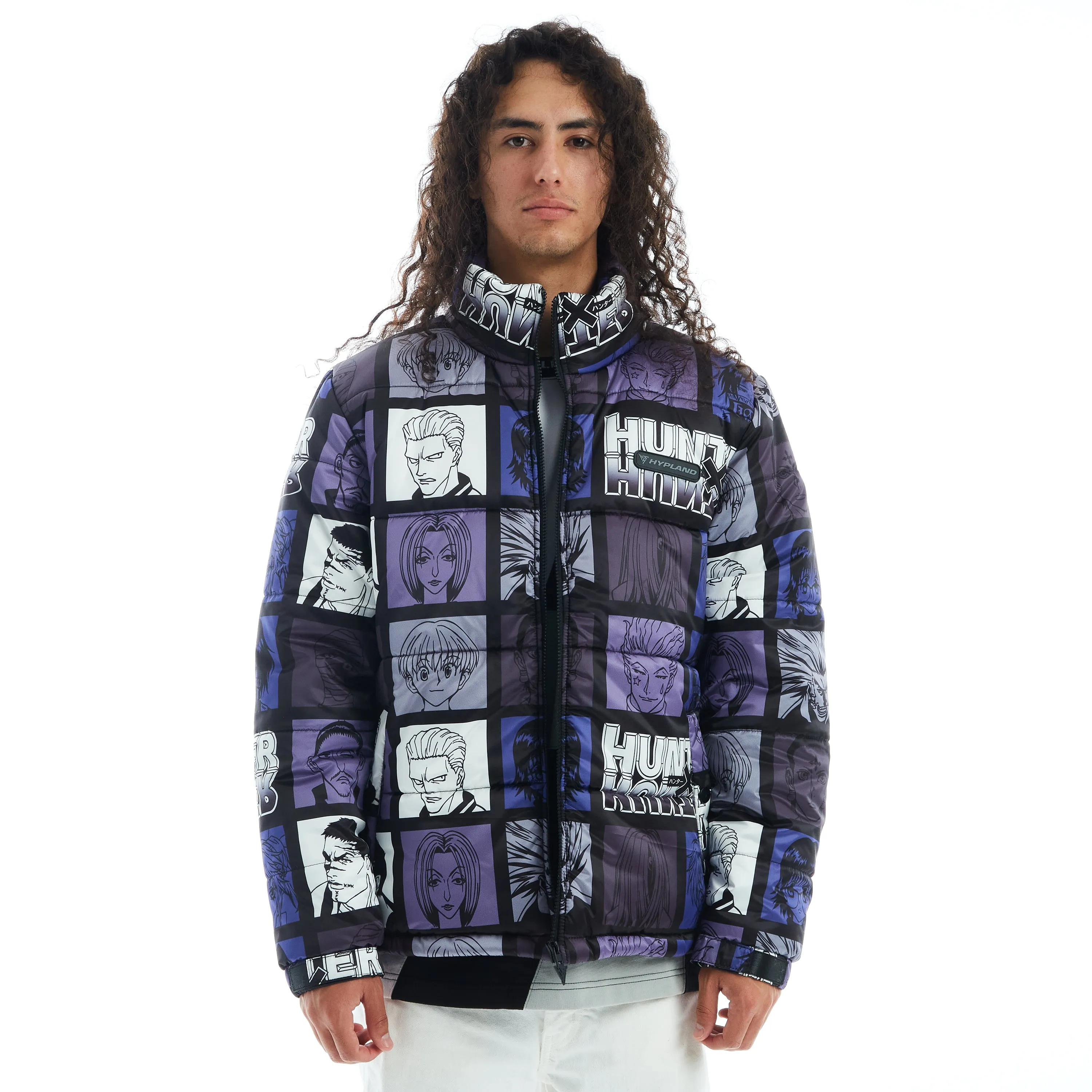 HXH PHANTOM TROUPE PUFFER JACKET (BLACK)