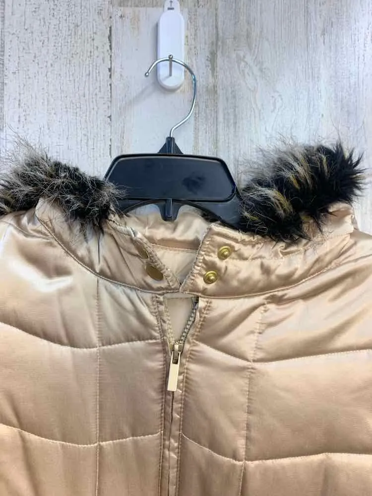 JONES NEW YORK JACKETS / COATS Size 1X Gold PUFFER SLEEVELESS Jacket