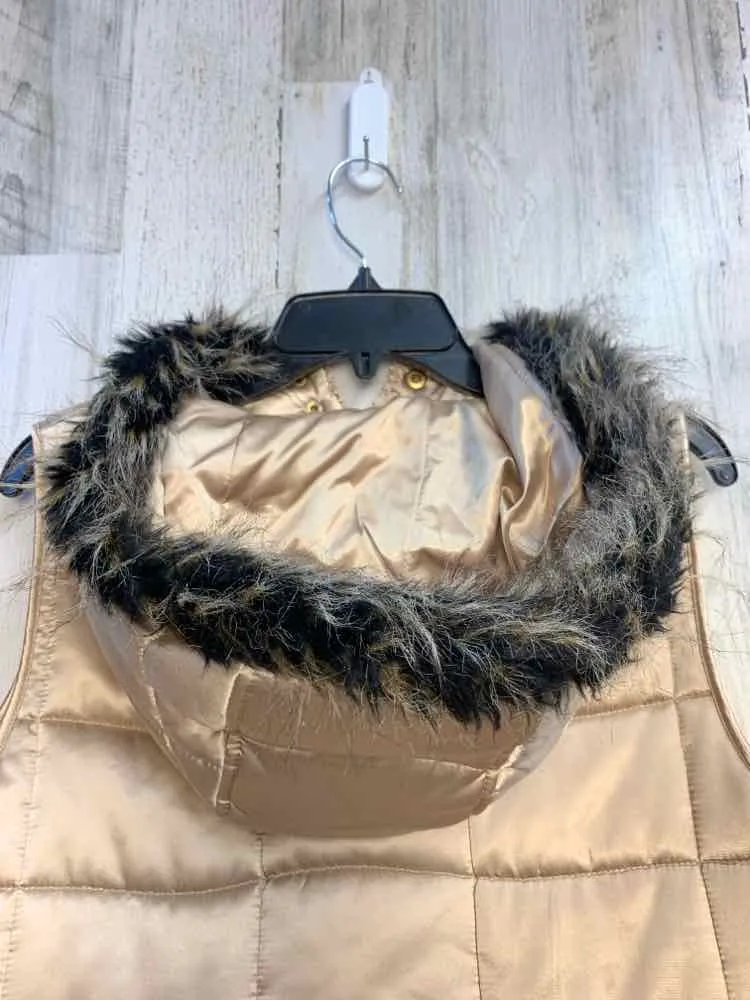 JONES NEW YORK JACKETS / COATS Size 1X Gold PUFFER SLEEVELESS Jacket