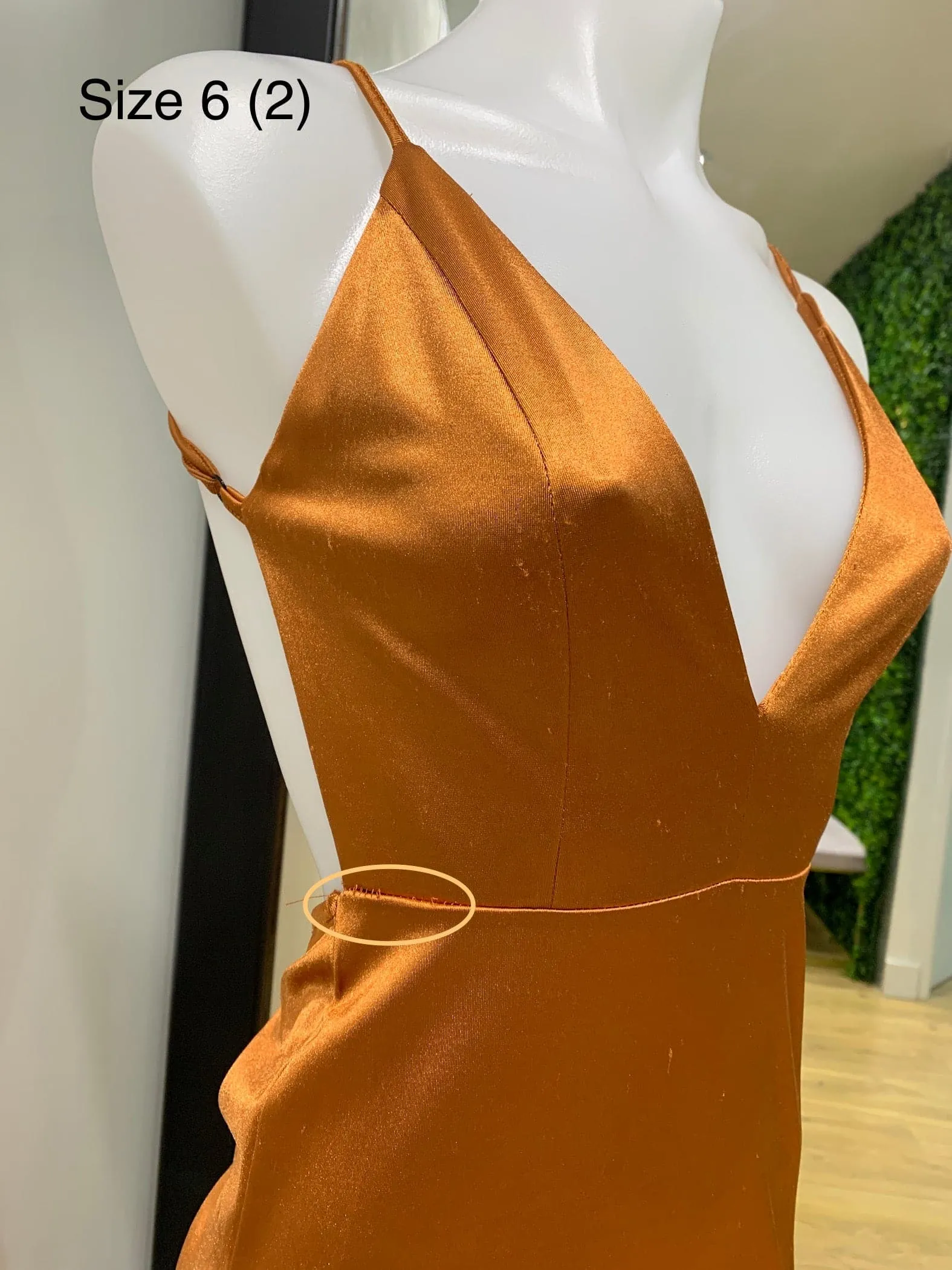 Kendall Formal Gown - Rust [SAMPLE]