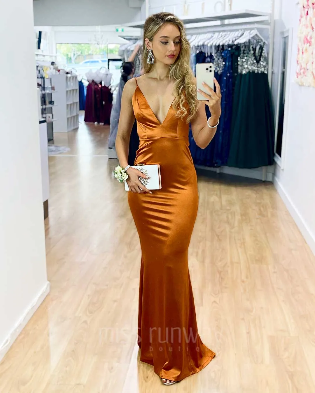 Kendall Formal Gown - Rust [SAMPLE]