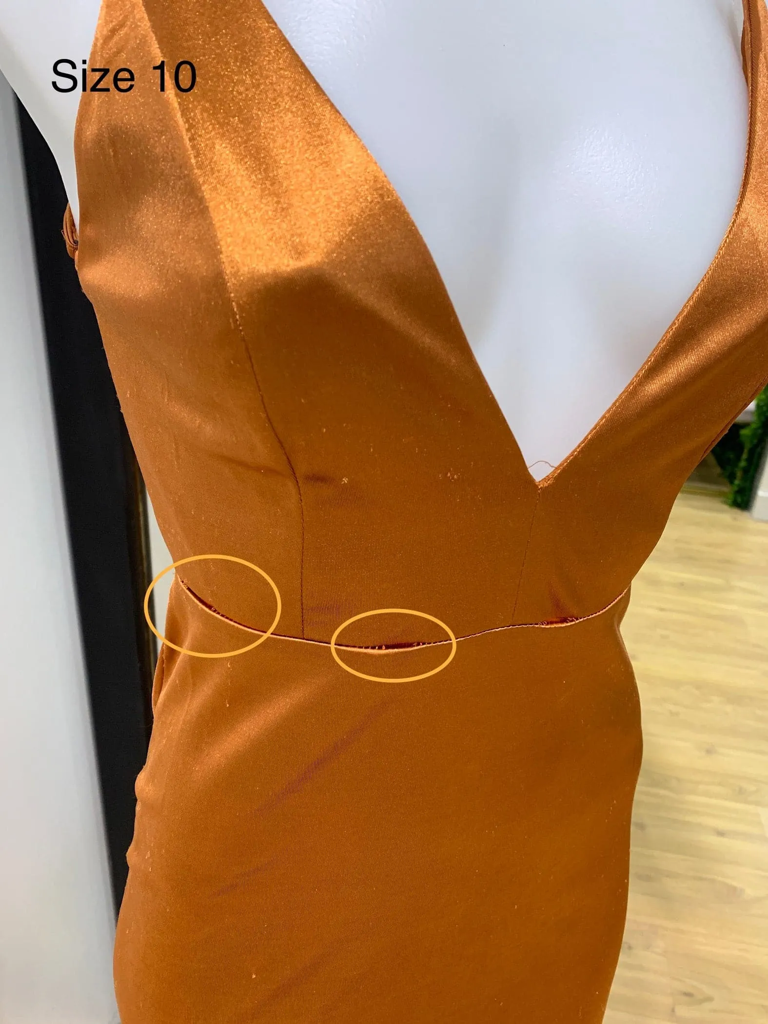 Kendall Formal Gown - Rust [SAMPLE]