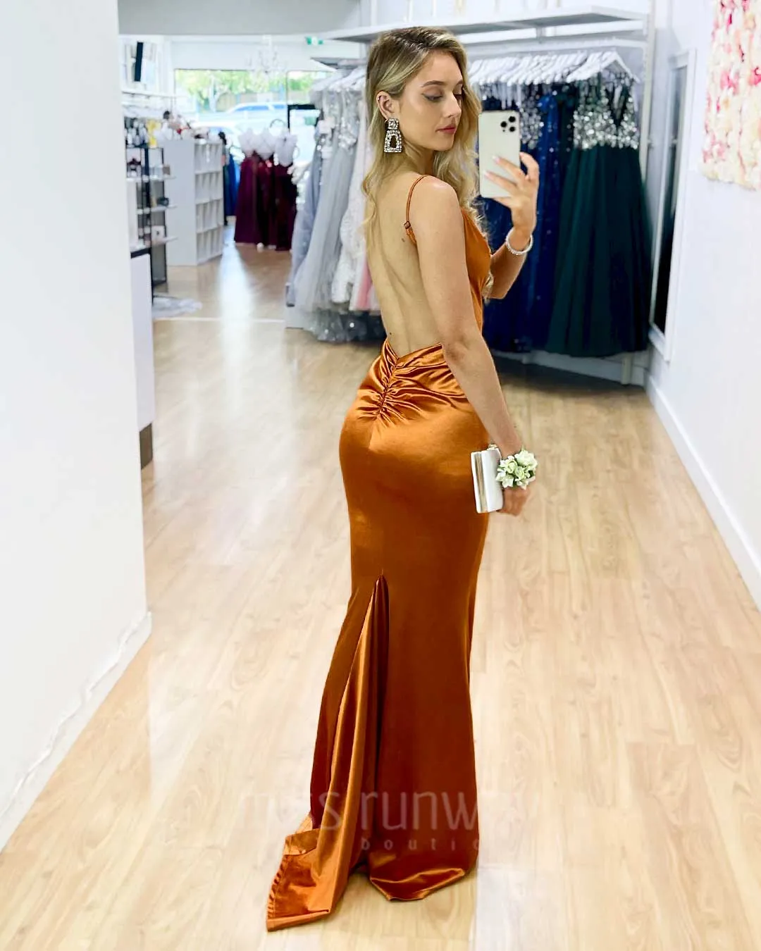 Kendall Formal Gown - Rust [SAMPLE]