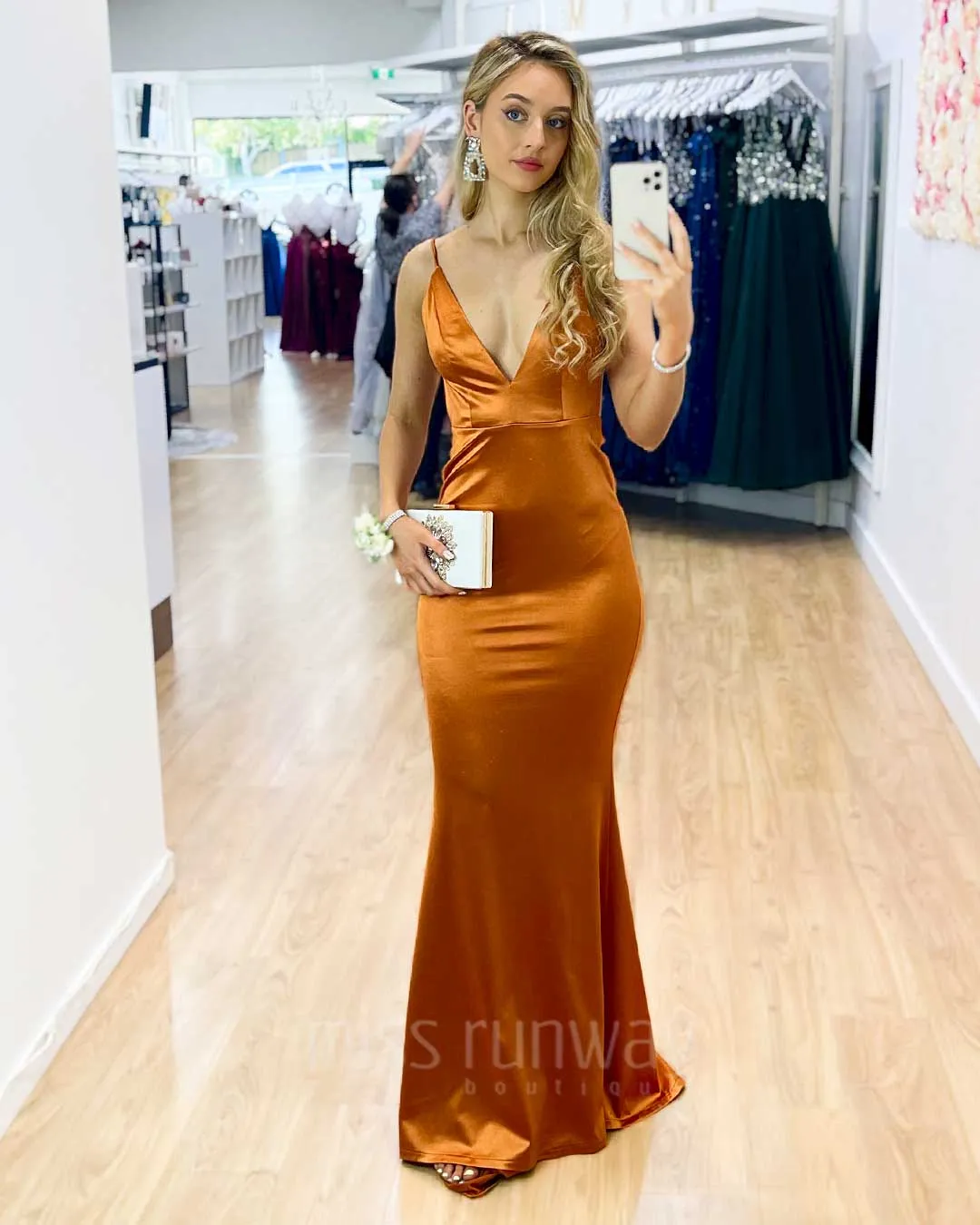 Kendall Formal Gown - Rust [SAMPLE]