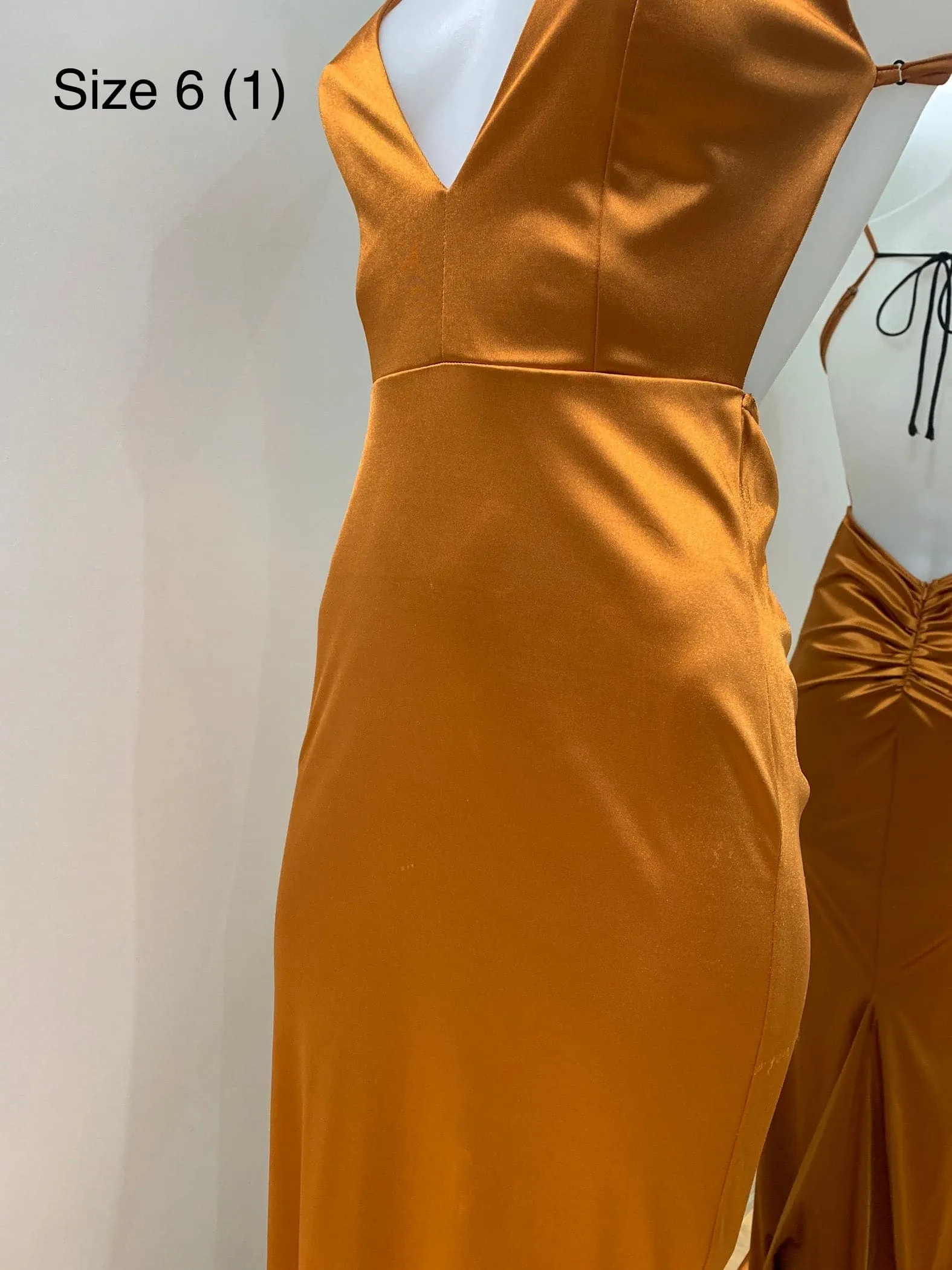 Kendall Formal Gown - Rust [SAMPLE]