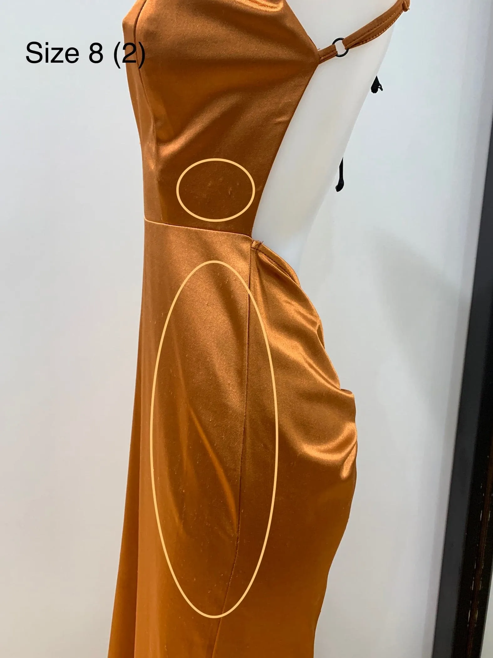 Kendall Formal Gown - Rust [SAMPLE]