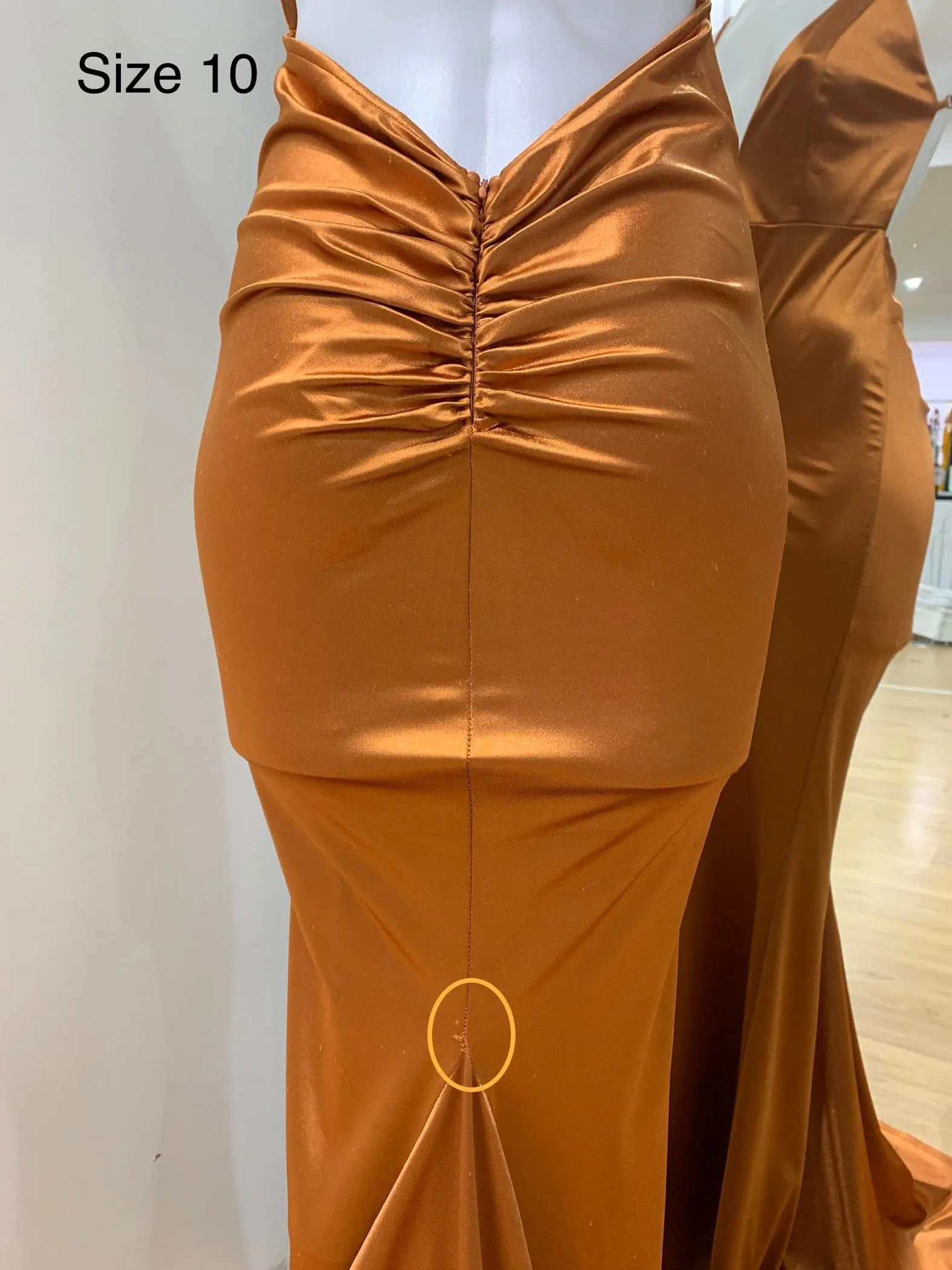 Kendall Formal Gown - Rust [SAMPLE]