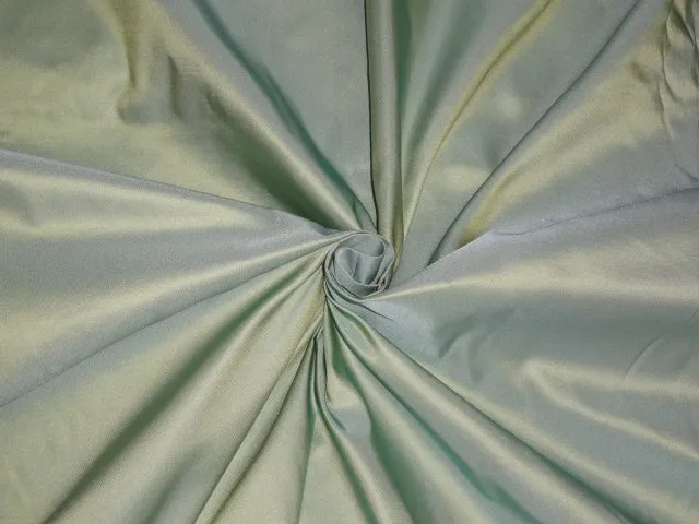 Light Blue with Gold shot colour Silk Dutchess Satin fabric