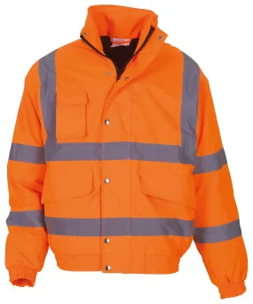 Orange - Hi-vis classic bomber jacket (HVP211)