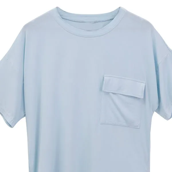 Oversized Bamboo T-shirt | Baby Blue T-shirt | Unisex T-shirt