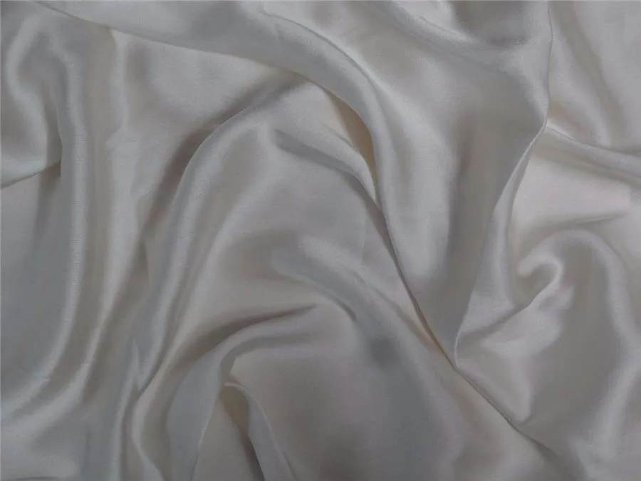 silk lycra Duchess satin ivory cream 66 momme 54&quot;