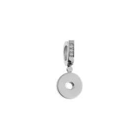 Silver Interchangeable Necklace CZ Charm Mirano