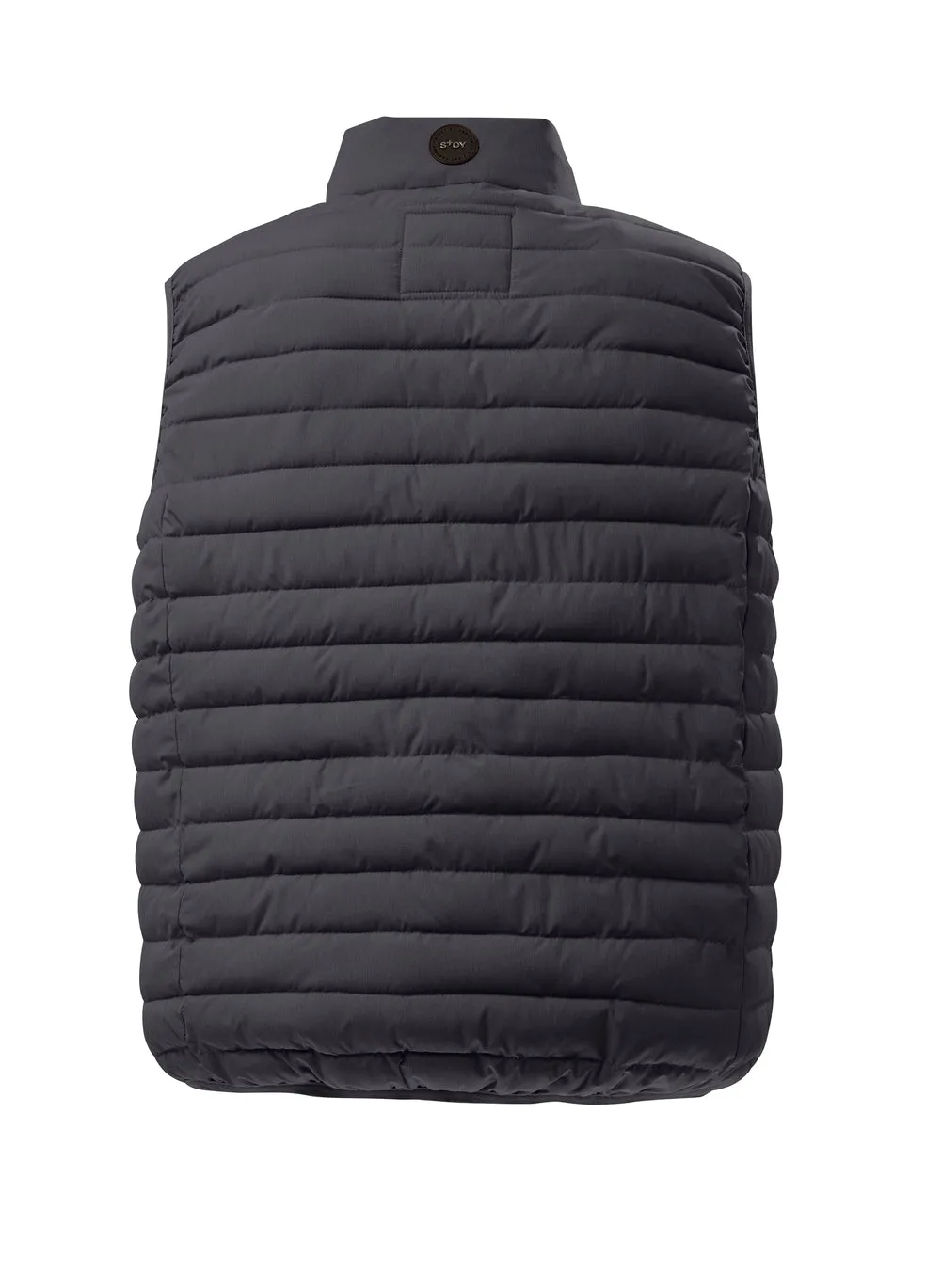 STOY Unisex Plus Size Puffer Vest Black Sizes 3XL-6XL