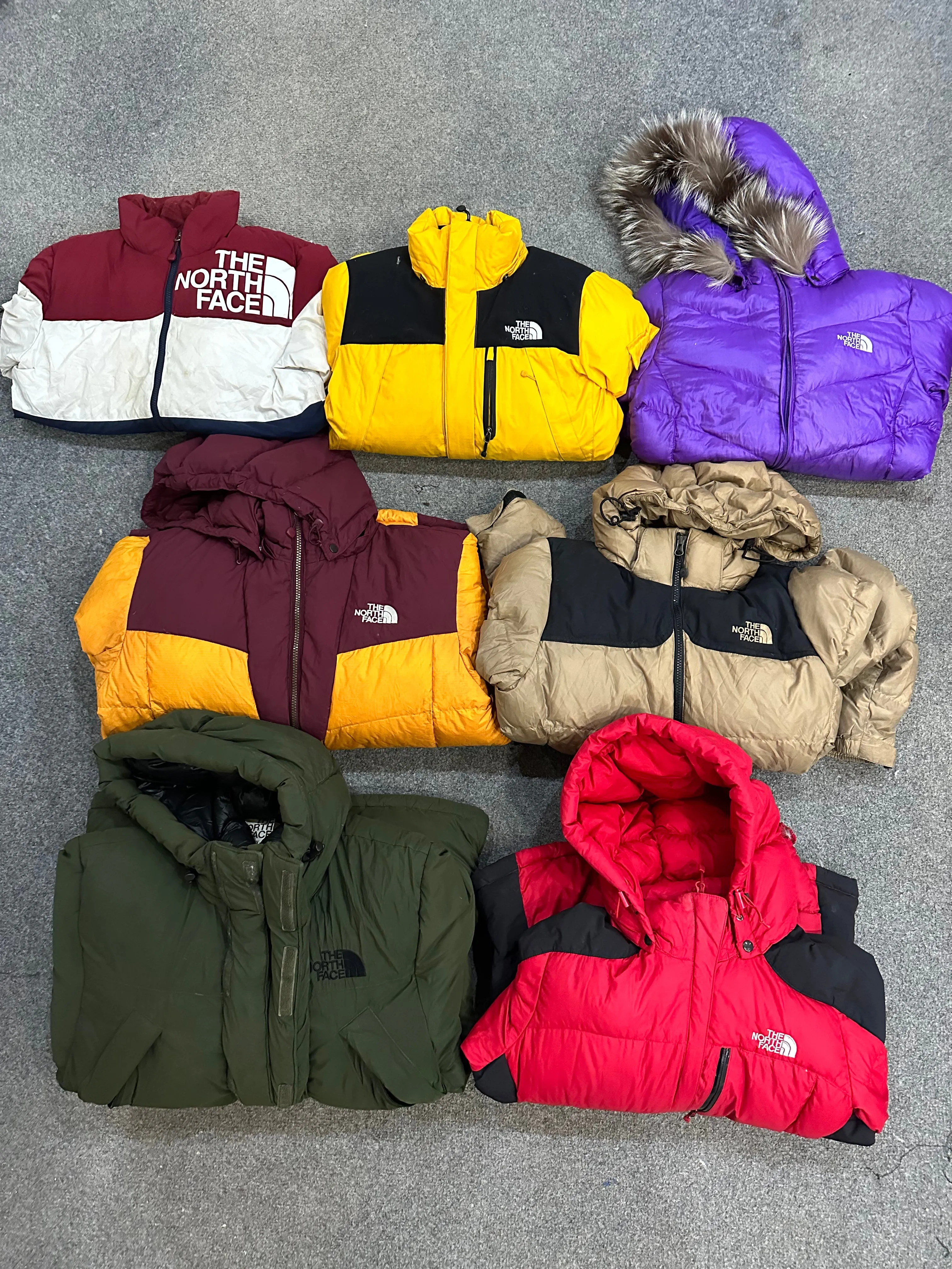 The North Face puffer jackets-13 pieces (600,700,800)