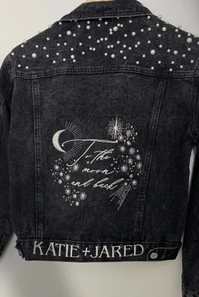 To the Moon Bridal Denim Jacket