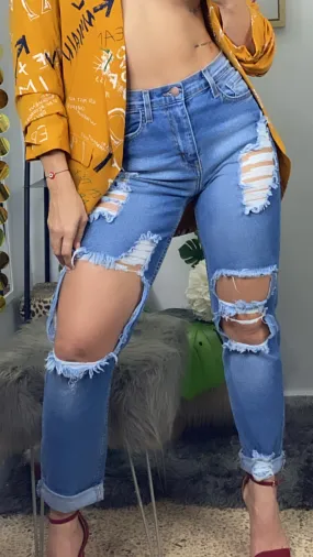 Vibrant Mom Jeans