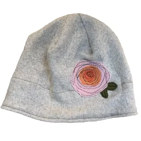 Wool Hat-Blooming Rose